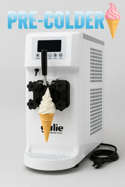 GULIE-960-PRO- מכונת גלידה ויוגורט קירור עליון